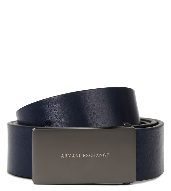 Buy Armani Exchange Blue Waist Belt for 