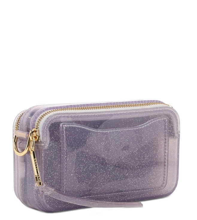 Buy Marc Jacobs Silver Jelly Glitter Snapshot Cross Body Bag for Women Online @ Tata CLiQ Luxury