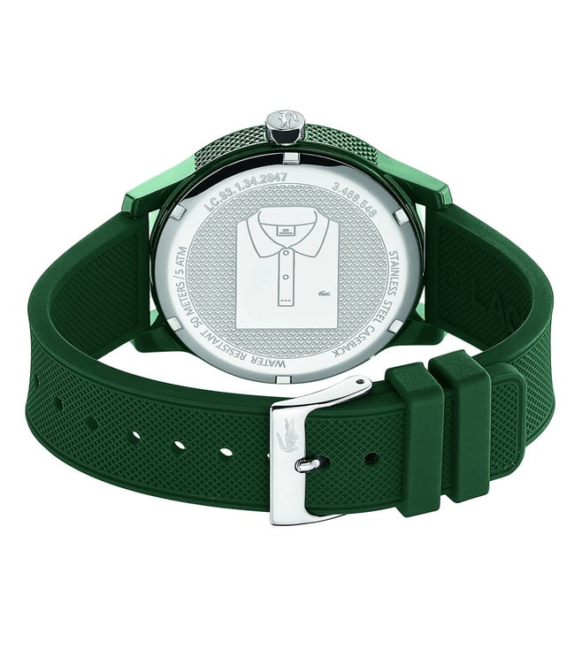 lacoste green watch