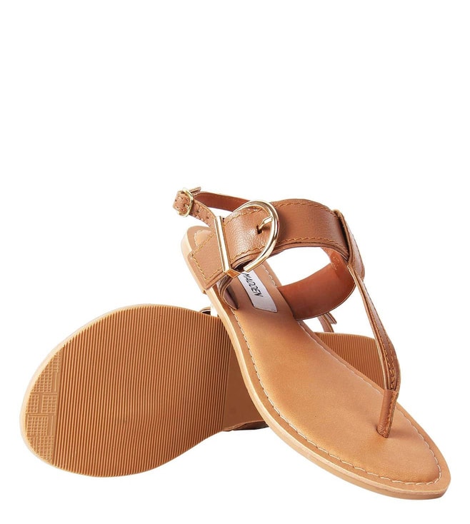 Cognac Leather Sandals - Handcrafted Greek Sandals Gaia – Bottines