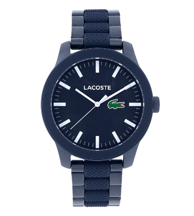 lacoste navy watch