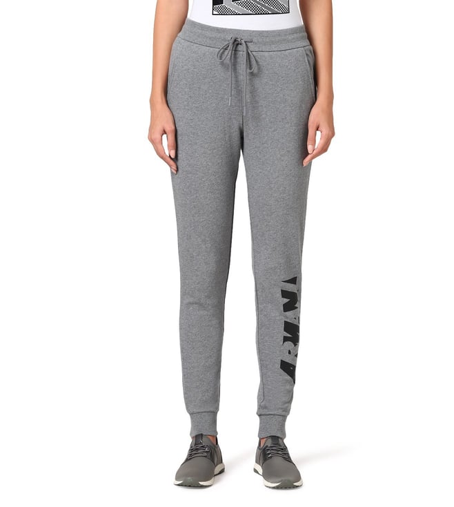 Buy Armani Exchange Grey Classic Fit Logo Joggers for Women Online @ Tata  CLiQ Luxury