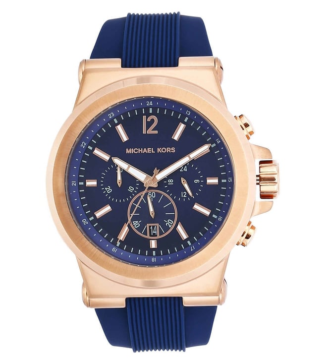 Buy Michael Kors MK8295 Dylan Blue Dial Watch for Men Online @ Tata CLiQ  Luxury