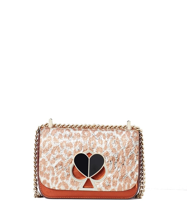 Buy Kate Spade Silver Multi Nicola Leopard Small Shoulder Bag for Women  Online @ Tata CLiQ Luxury