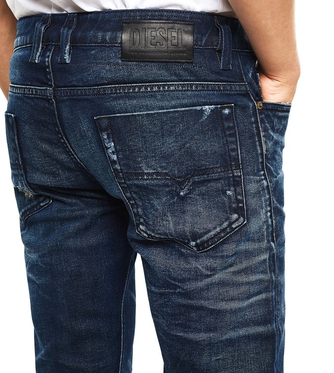 Buy Diesel Dark Blue Straight Fit Safado-X L.32 Pantaloni Jeans only at ...
