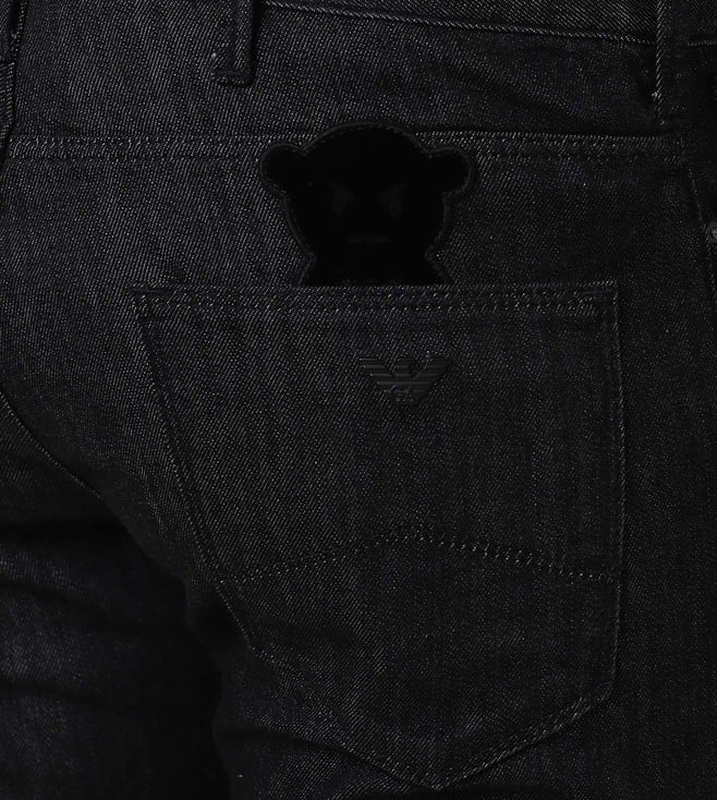 armani j06 jeans black