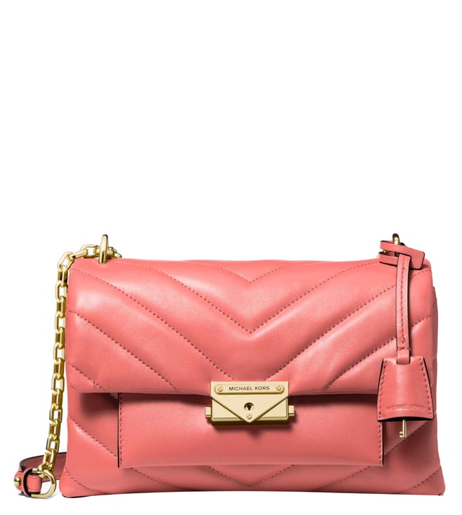 michael kors pink grapefruit purse
