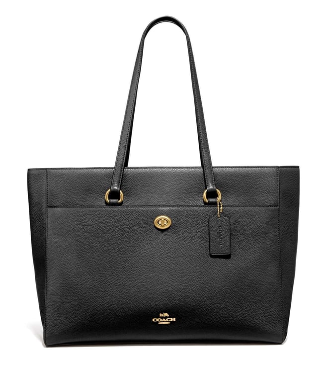 Coach laptop tote in crossgrain online leather