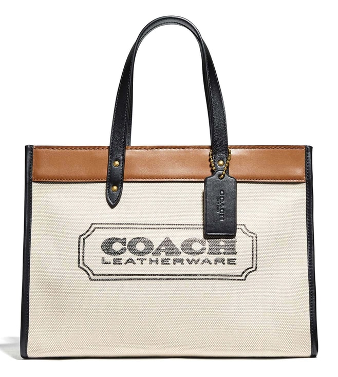 Buy Coach Signature Coated Canvas Field Tote  Brown Color Women  AJIO LUXE