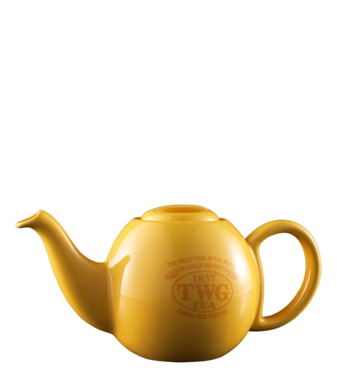 Buy TWG Yellow Design Orchid Teapot (500 ml) Online @ Tata CLiQ Luxury