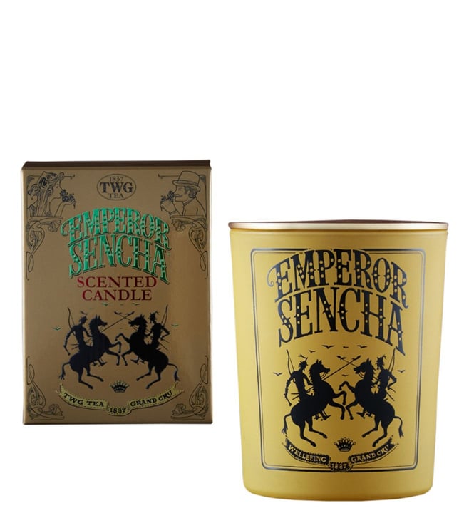 TWG キャンドル　EMPEROR SENCHA SCENTED CANDLE Buy TWG Yellow Emperor Sencha Tea Scented Candle Online