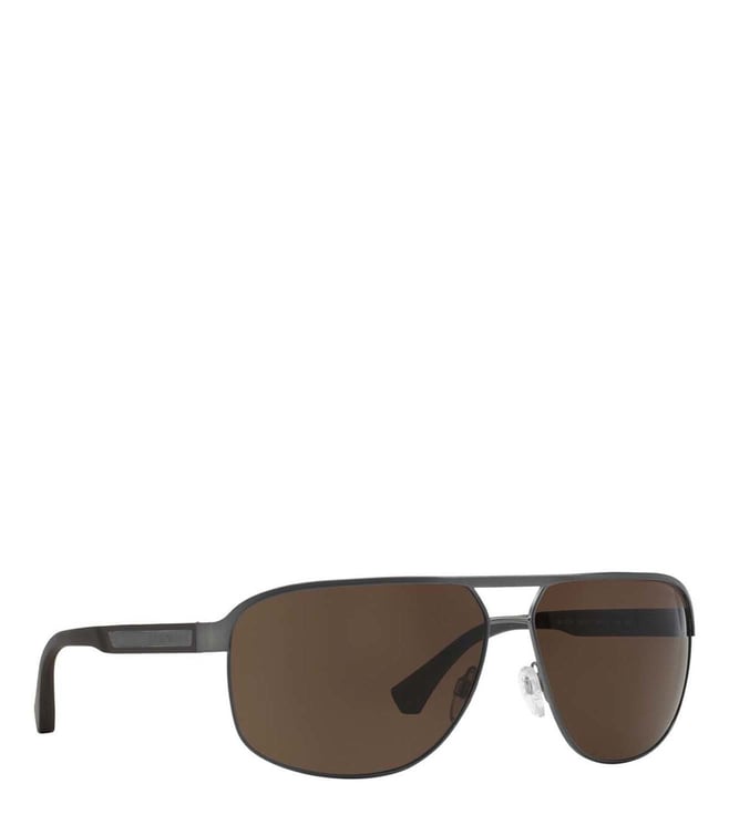 Buy Emporio Armani Brown Pilot Sunglasses for Men Online @ Tata CLiQ Luxury