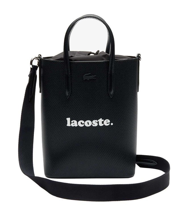 Buy Lacoste Black Detachable Strap Bucket Bag for Women Online @ Tata CLiQ  Luxury