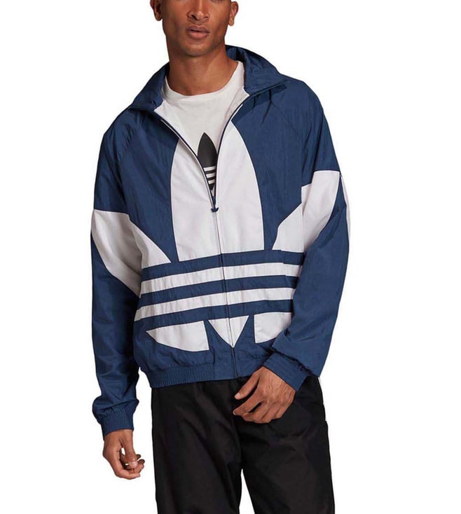 medier Forvent det pant Buy Adidas Originals Blue Regular Fit BG Trefoil Sports Jacket for Men  Online @ Tata CLiQ Luxury