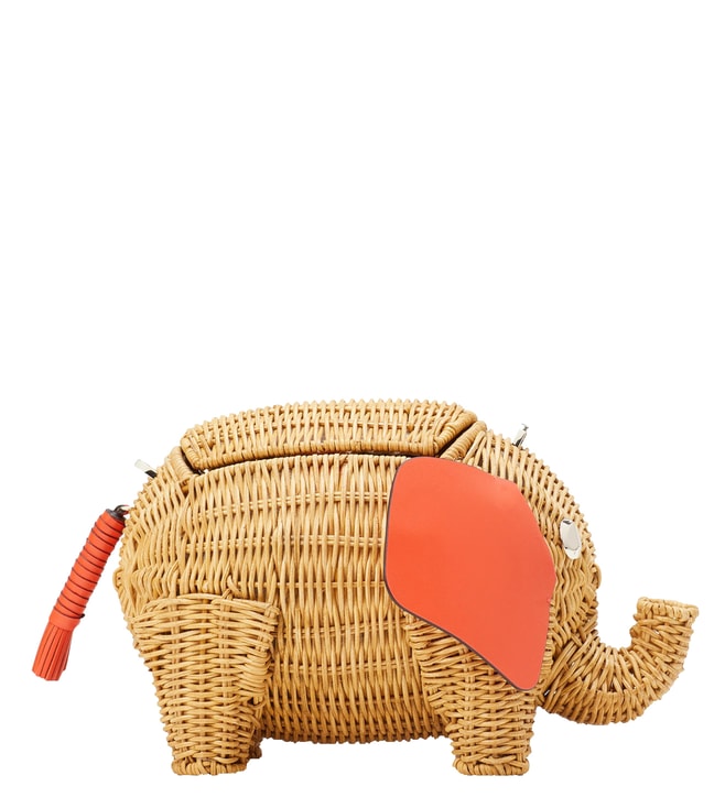 Buy Kate Spade Tiny Wicker Elephant Large Cross Body Bag for Women Online @  Tata CLiQ Luxury