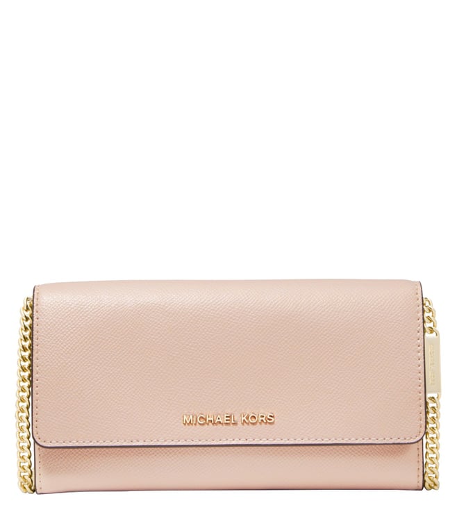 Buy MICHAEL Michael Kors Soft Pink Medium Clutch for Women Online @ Tata  CLiQ Luxury