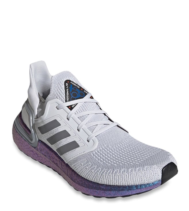 Buy Adidas Light Grey UltraBoost 20 Running Shoes for Men Online