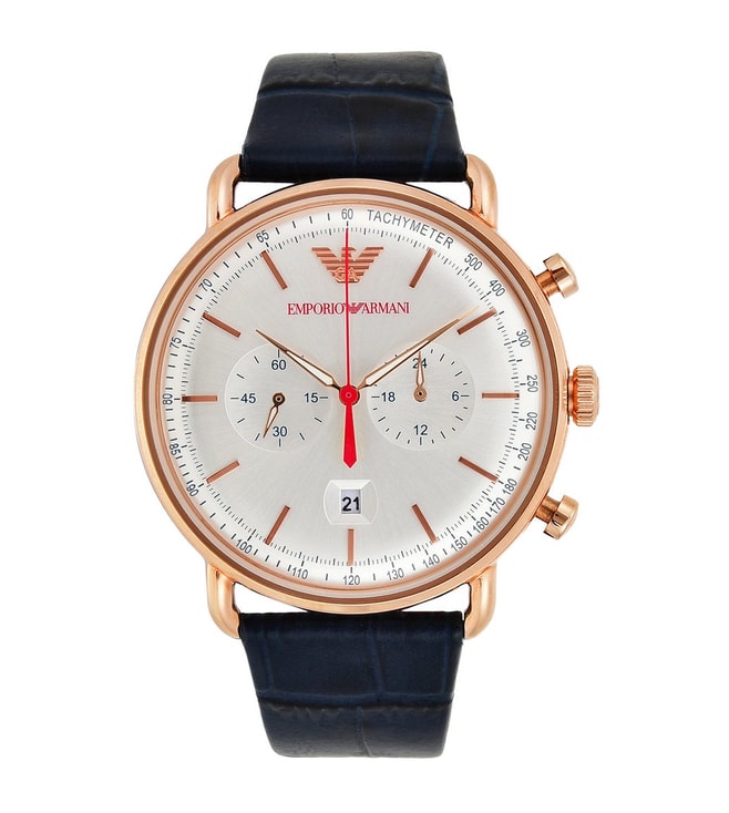 Buy Emporio Armani AR11123 Aviator Chronograph Watch for Men Online @ Tata  CLiQ Luxury