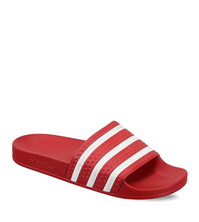 Buy Adidas Originals Red Adilette Slide Sandals for Men Online