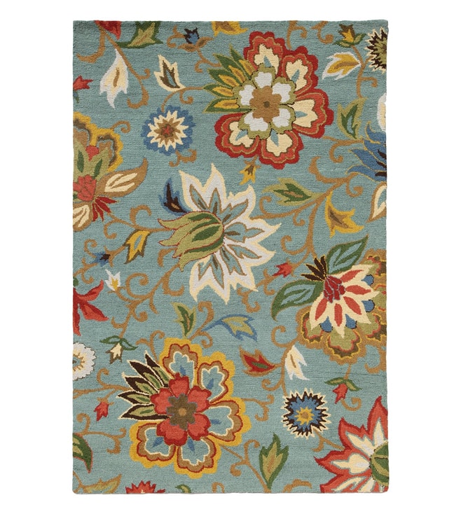 Jaipur Rugs Light Turquoise, Turquoise And Yellow Rug