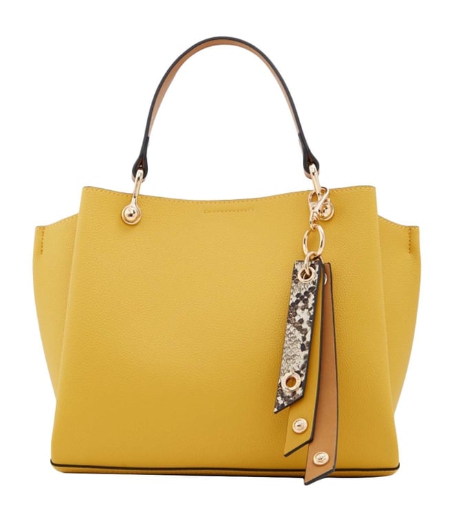 Buy Aldo Ochre Yellow Viremma Medium Satchel for Women Online Tata CLiQ Luxury