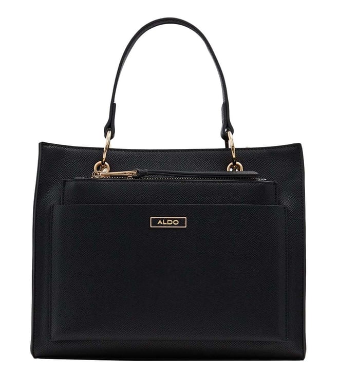 Buy Aldo Black Pruinina Medium Satchel for Women Online Tata CLiQ Luxury