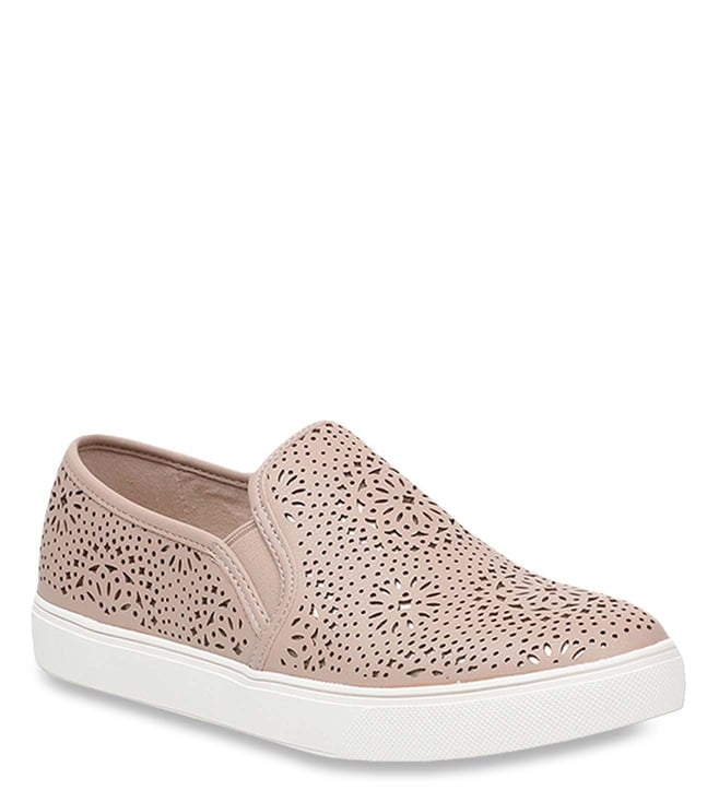 blush pink slip on shoes