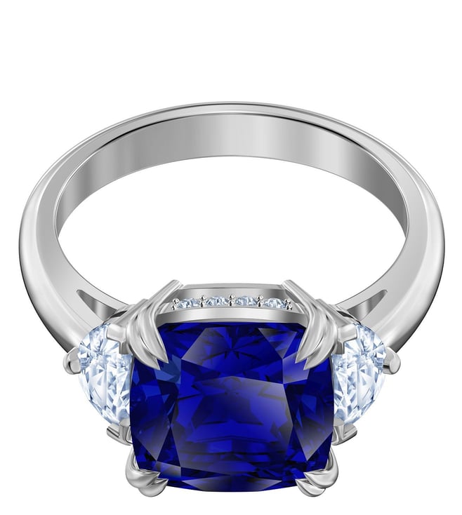 Buy Swarovski Blue Attract Cocktail Ring - 50 for Women Online