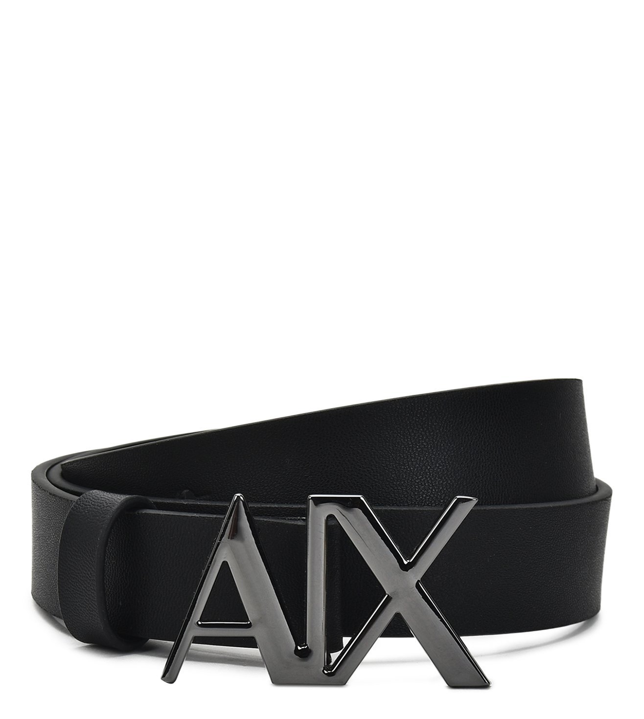 Armani Exchange Nero Leather Waist Belt 