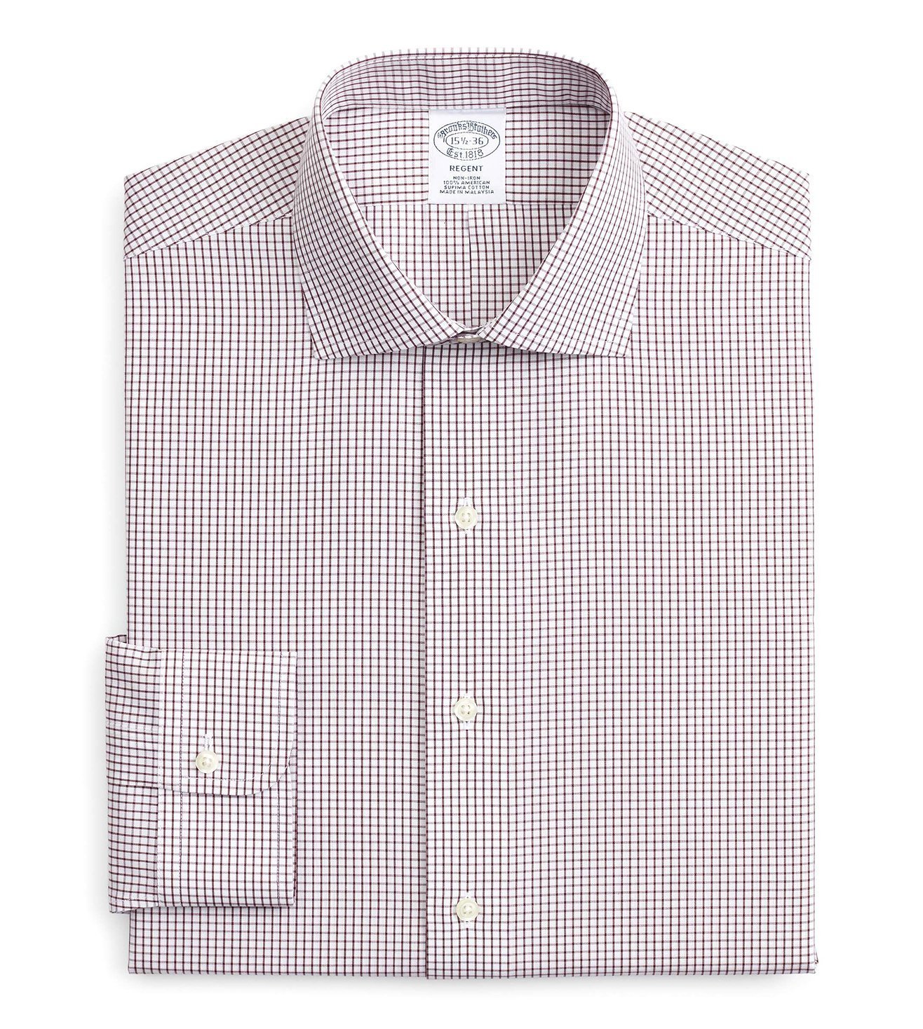 Brooks Brothers Open White Regent Fit 