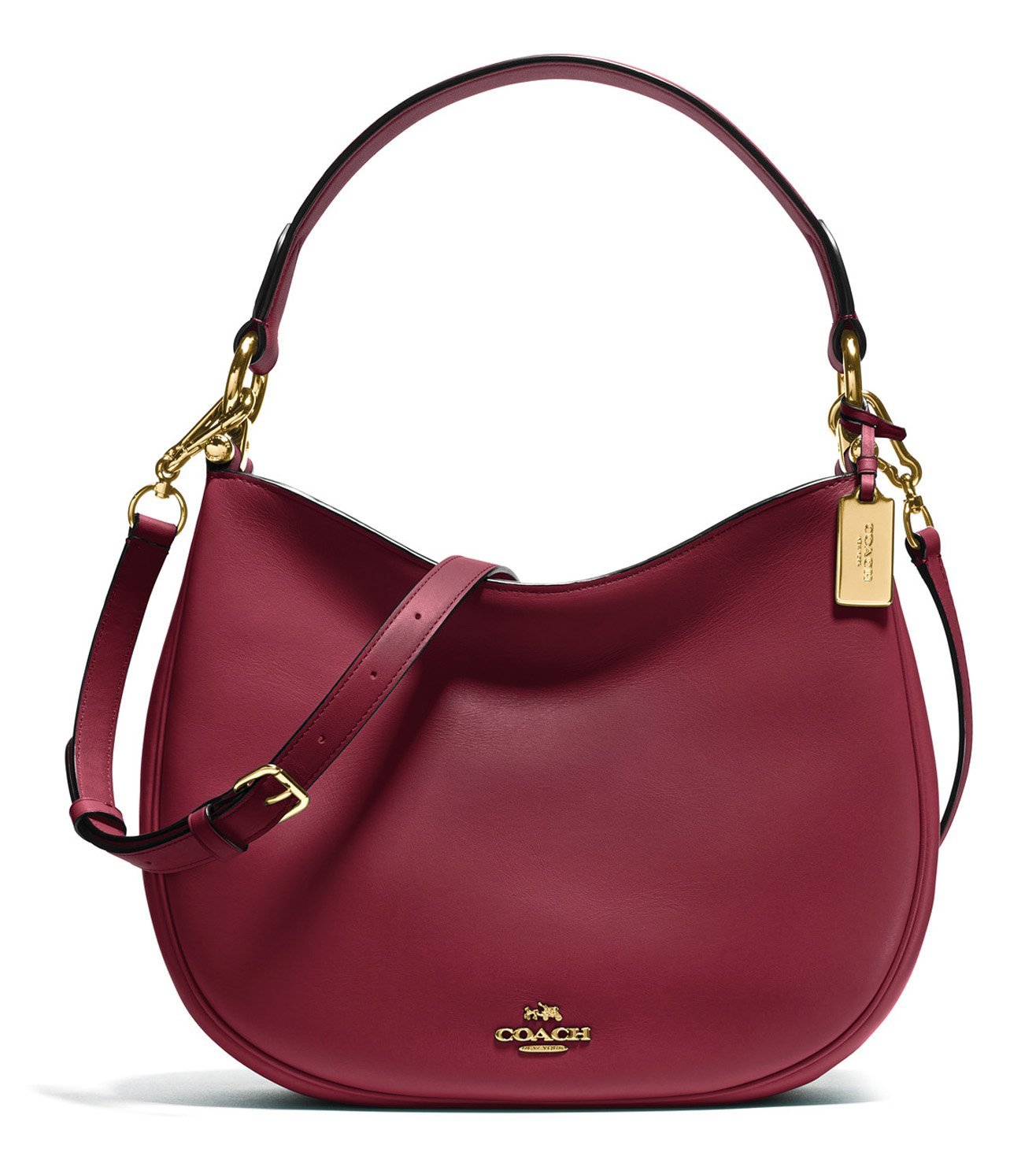 coach burgundy bag