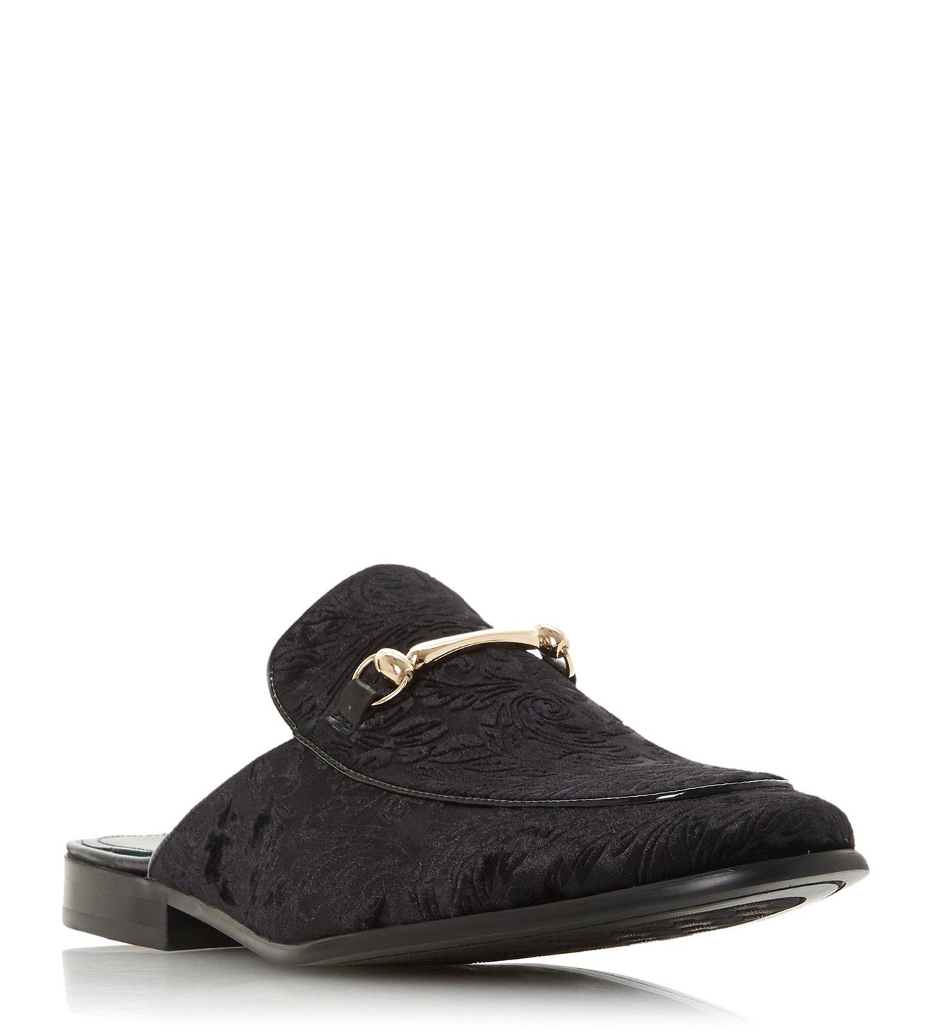 dune backless loafers