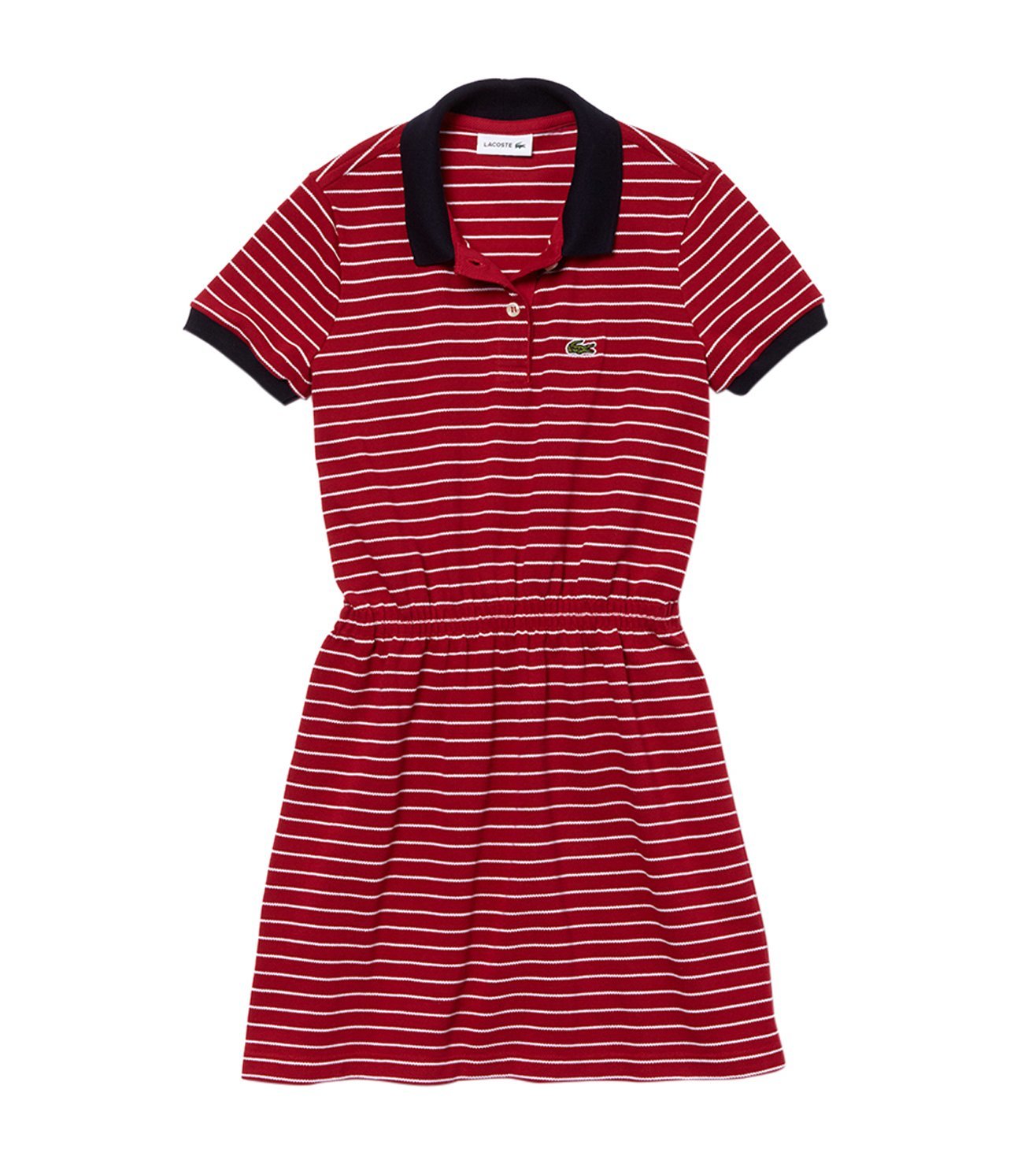 lacoste dress red