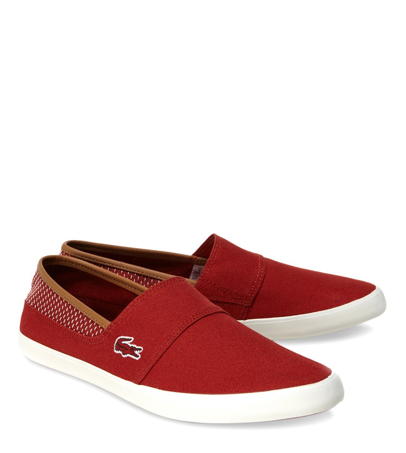 lacoste red sneakers