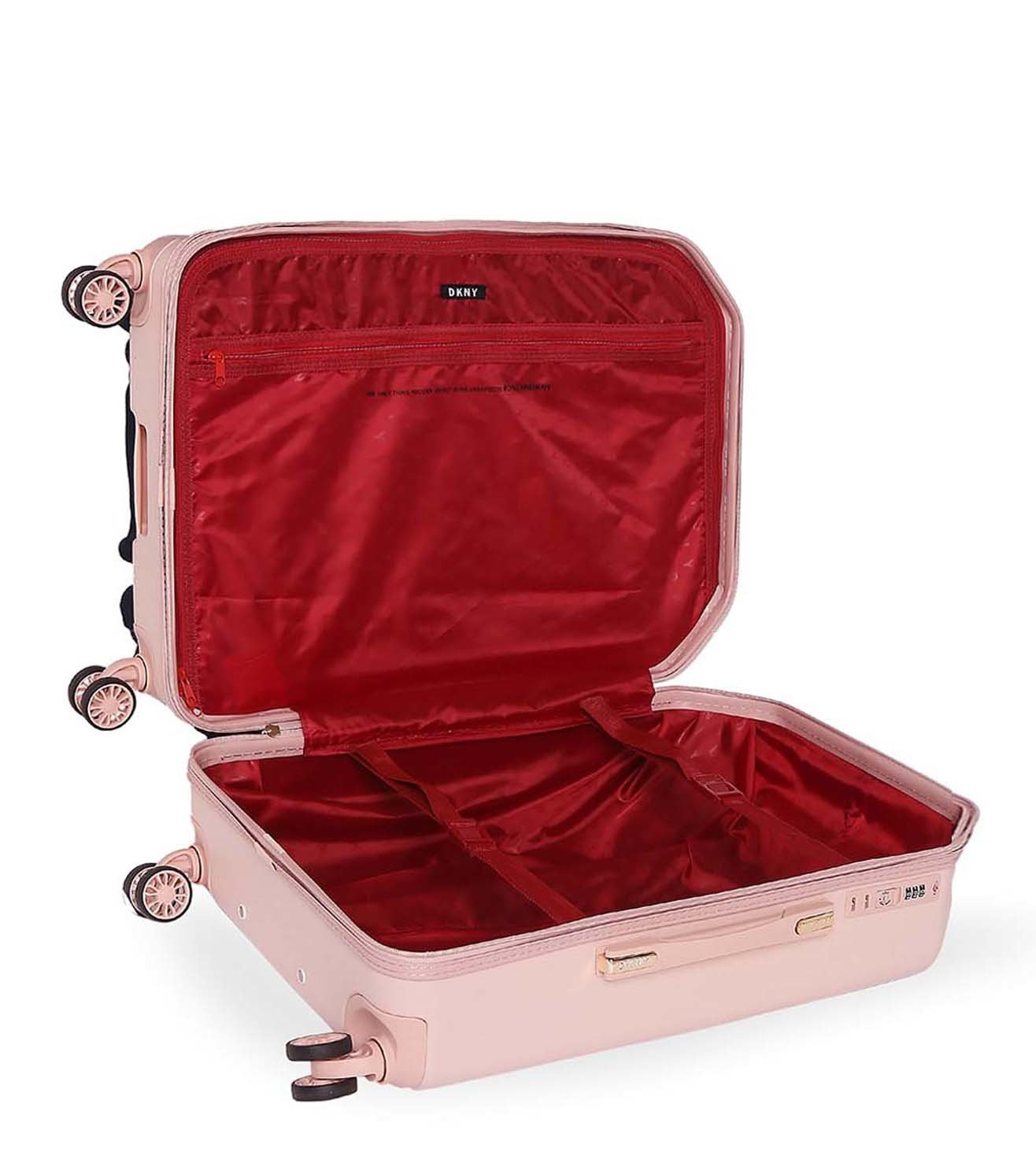 dkny red suitcase