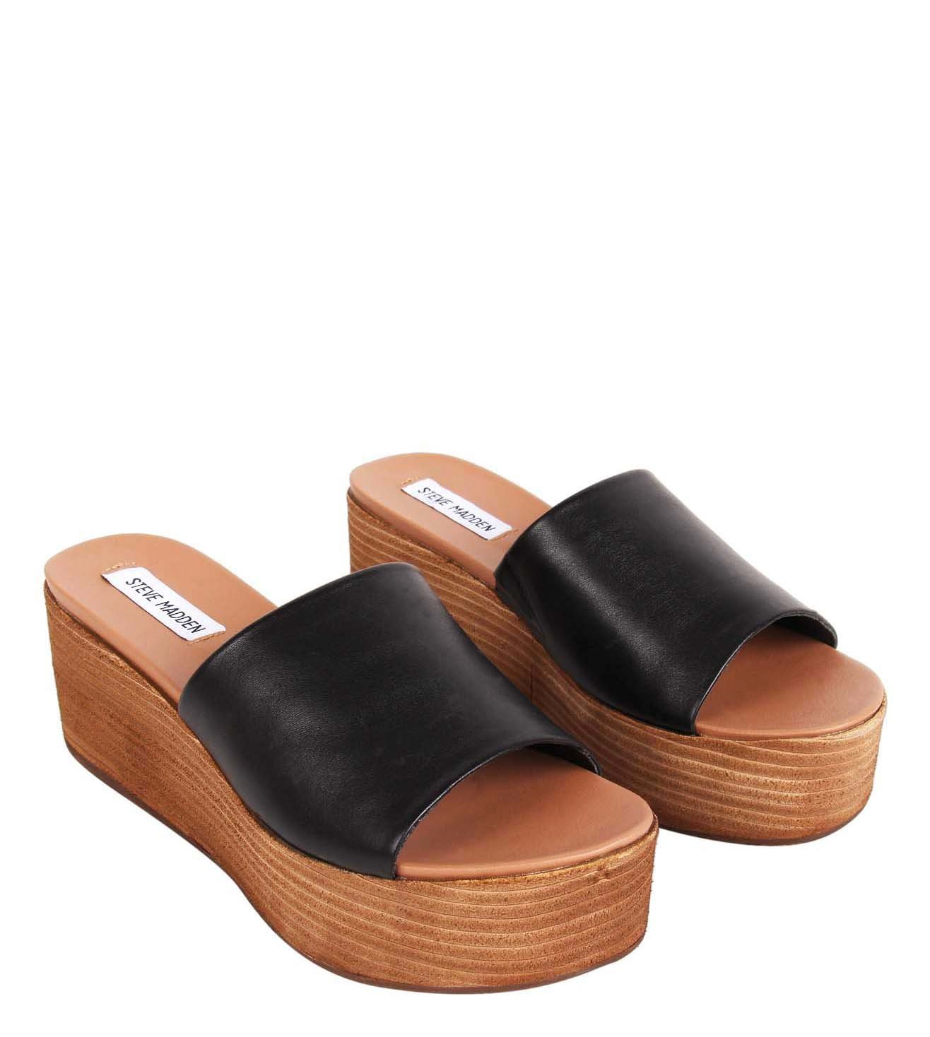 steve madden heated wedge sandal