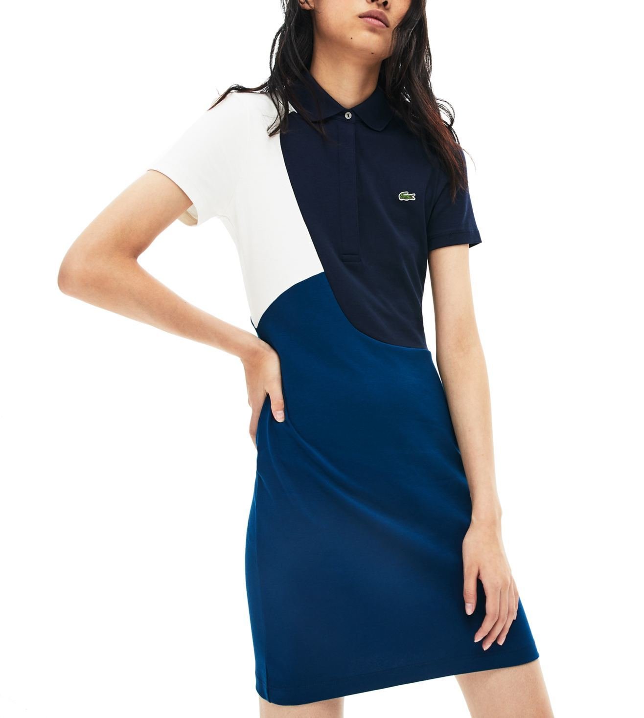 fitted polo dress