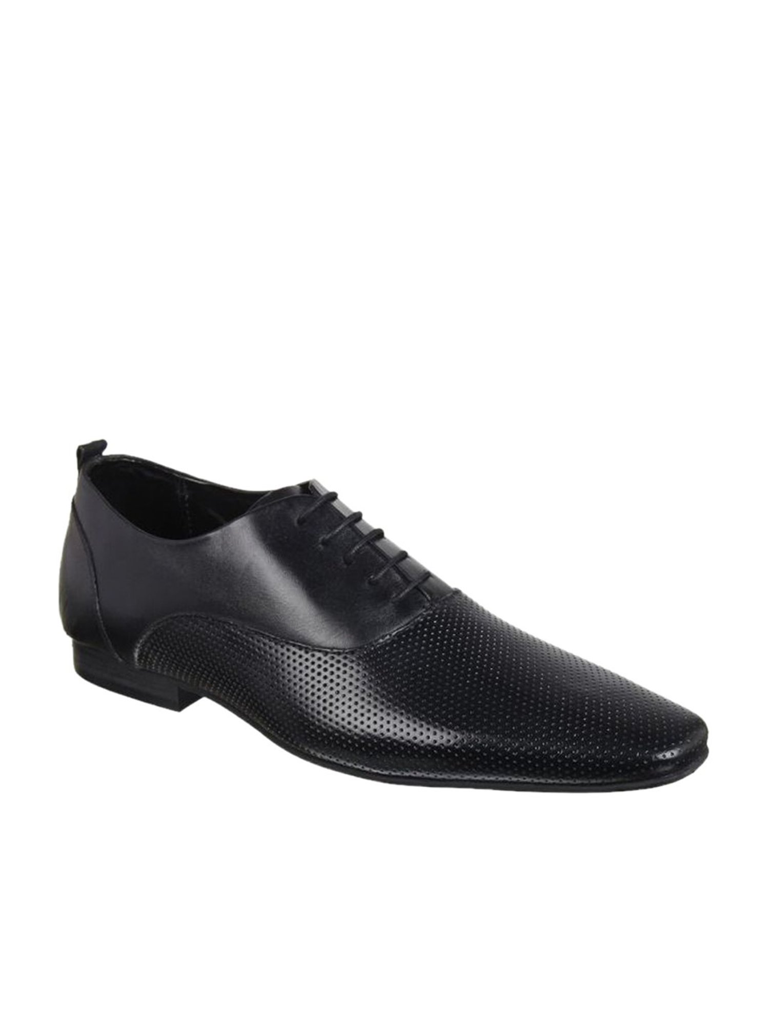 Franco leone black sales leather formal shoes