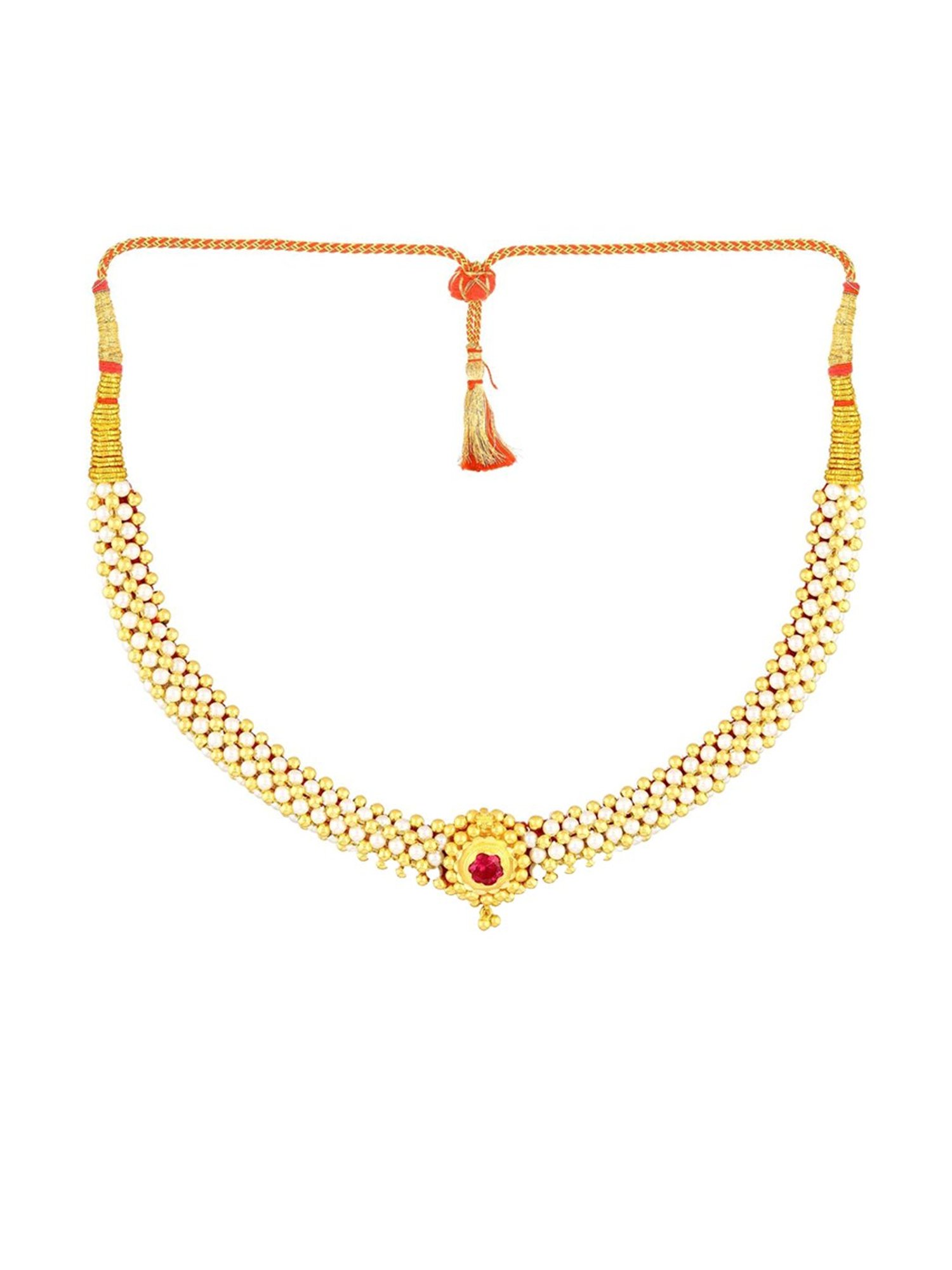 Gold necklace deals designs malabar