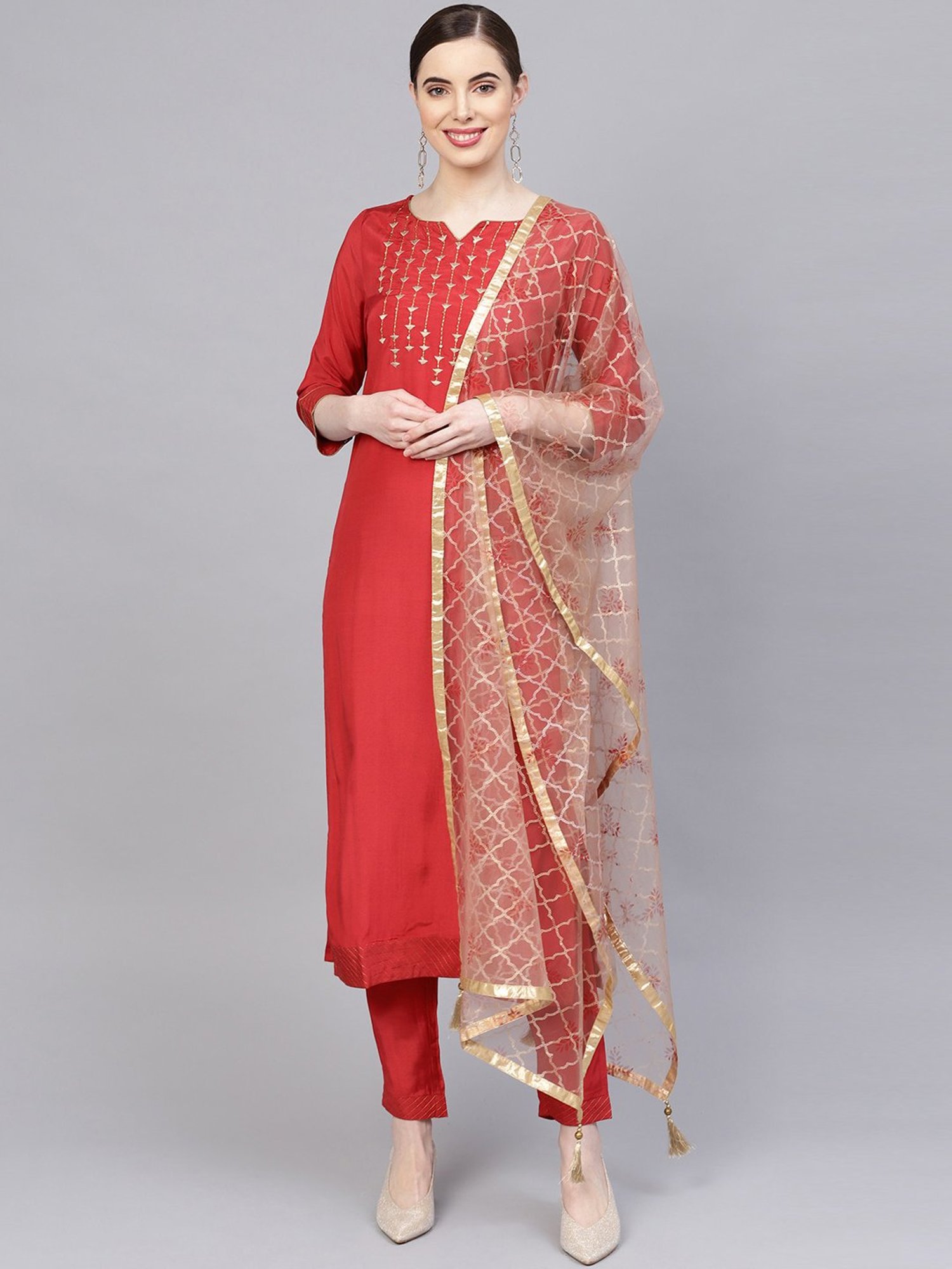 red kurti image