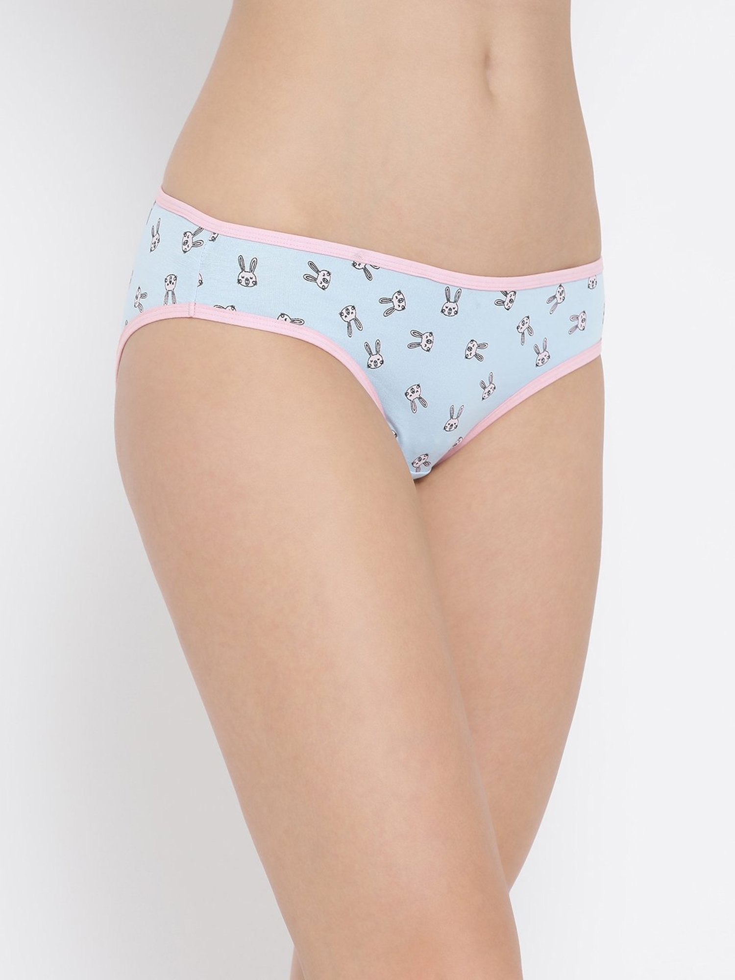 Buy Clovia Blue Graphic Print Low Waist Bikini Panty for Women Online @  Tata CLiQ