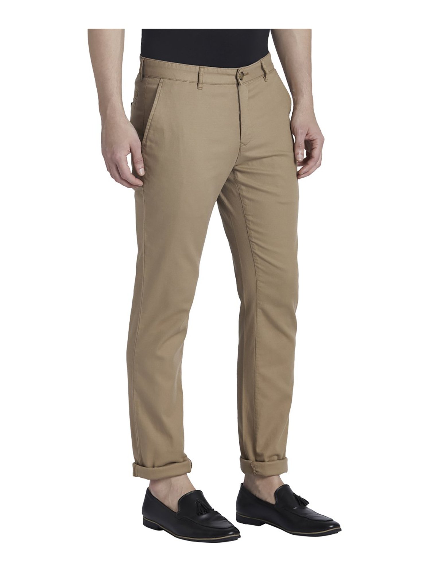CRIMSOUNE CLUB Casual Trousers  Buy CRIMSOUNE CLUB Men Khaki Trousers In  Corduroy Online  Nykaa Fashion