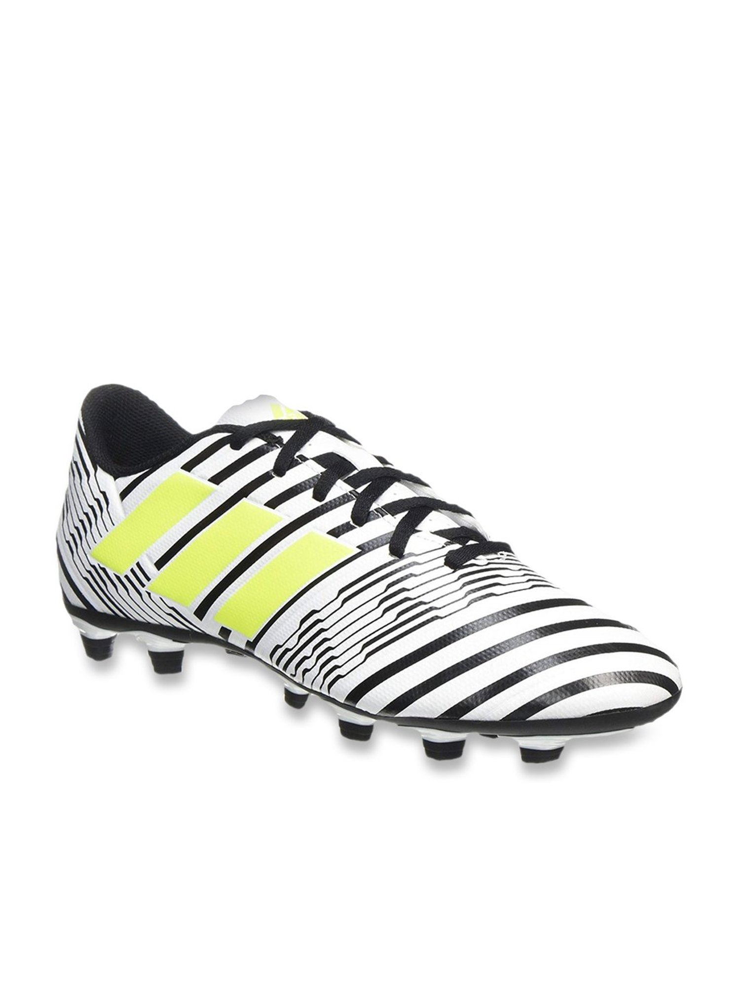 adidas football shoes black and white