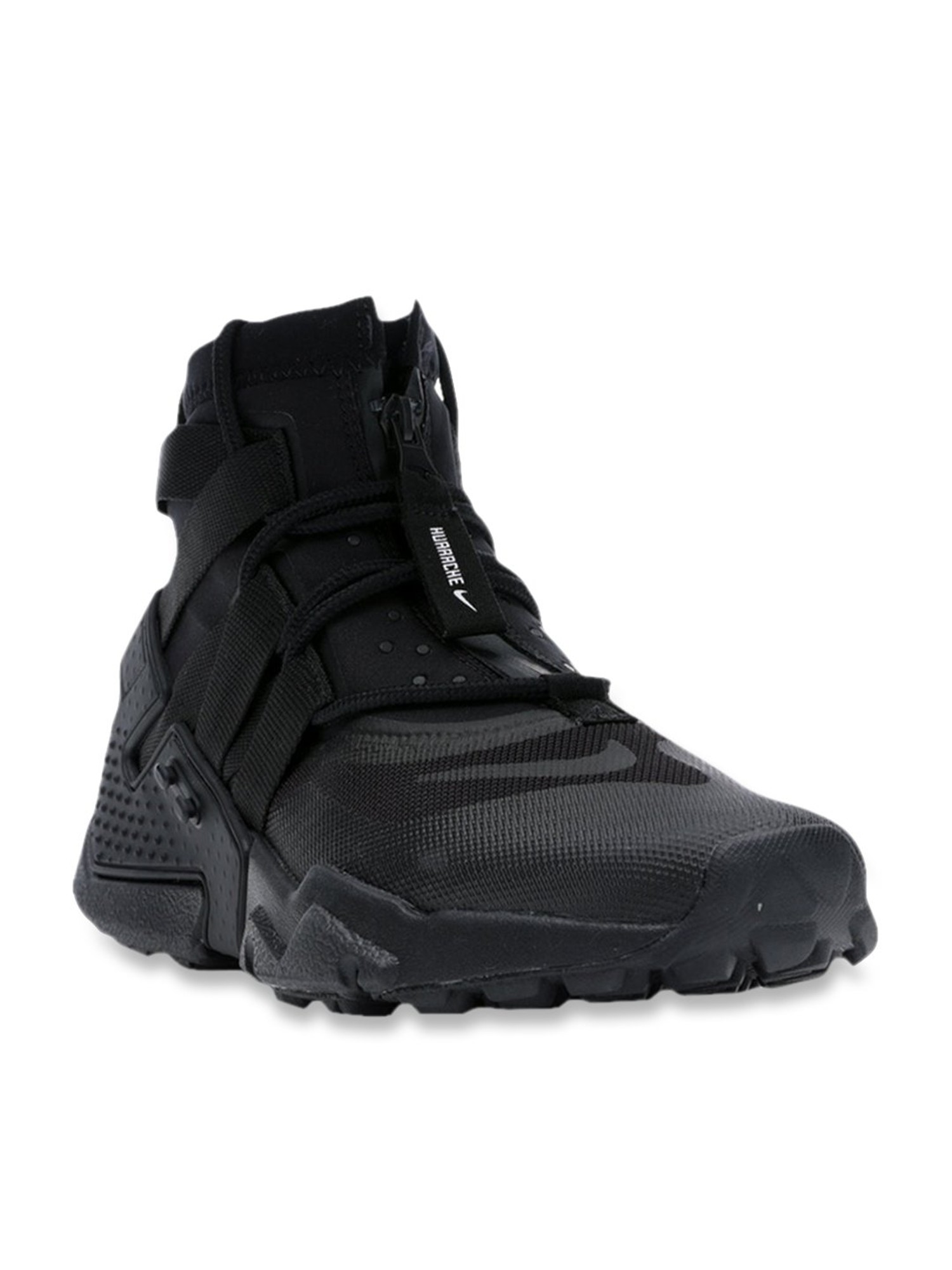 nike black high ankle shoes
