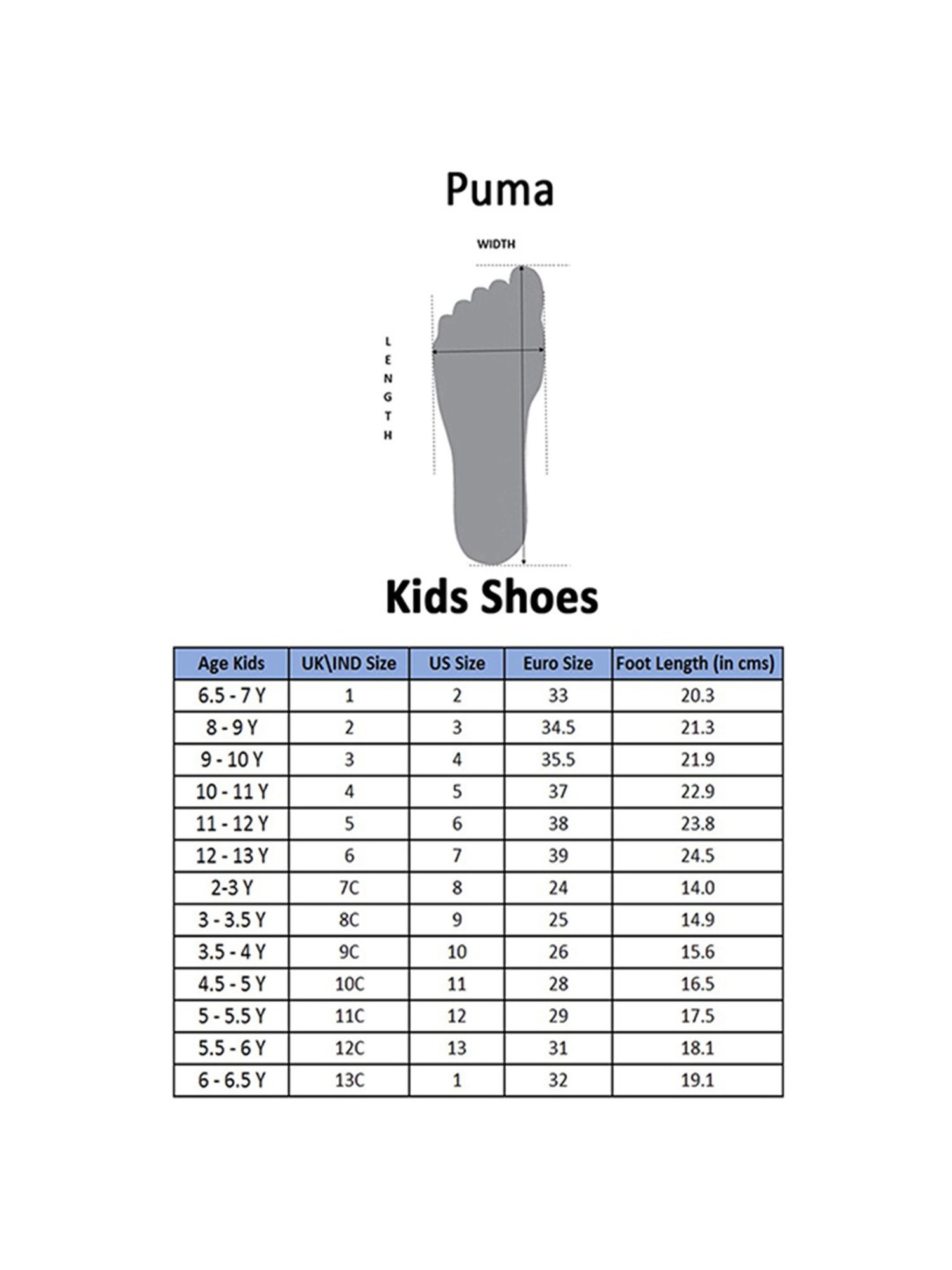 Infant size 2 outlet puma shoes