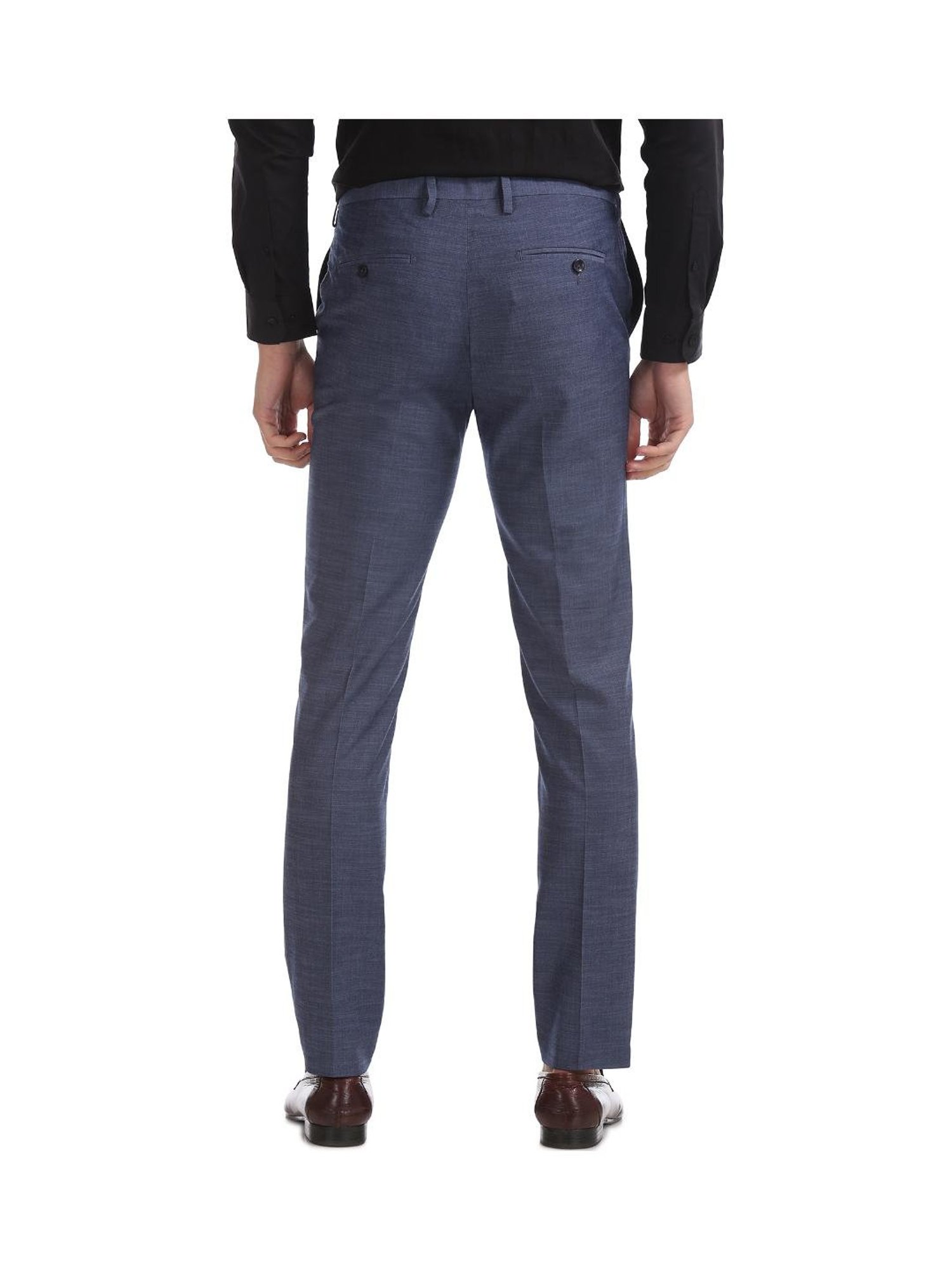 Buy Peter England Trousers & Lowers - Men | FASHIOLA INDIA