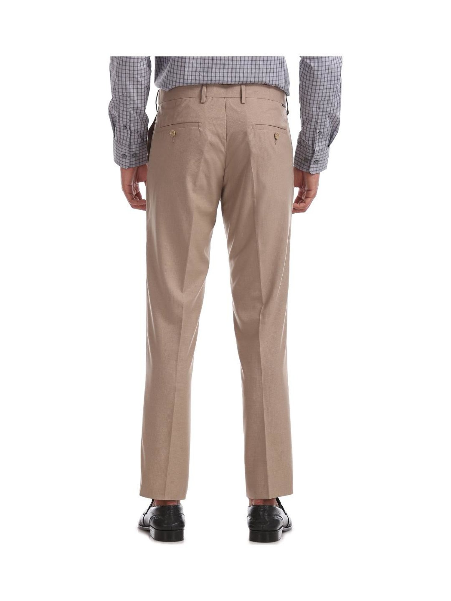 US Polo Assn Formal Trousers  Buy US Polo Assn Men Light Blue Flat  Front Solid Formal Trousers Online  Nykaa Fashion