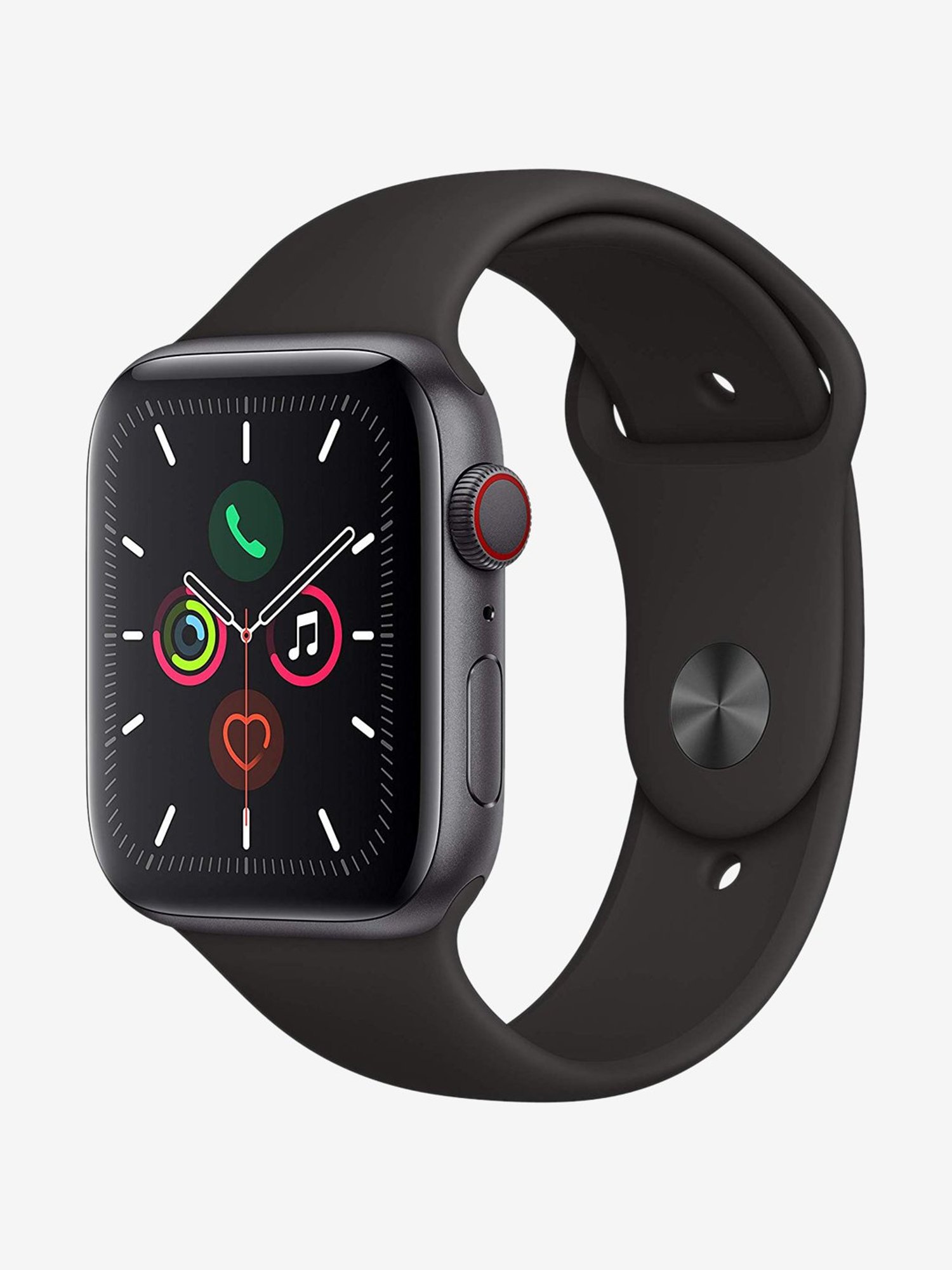 Buy Apple Watch Series 5 GPS Cellular 44mm Black Sport Band