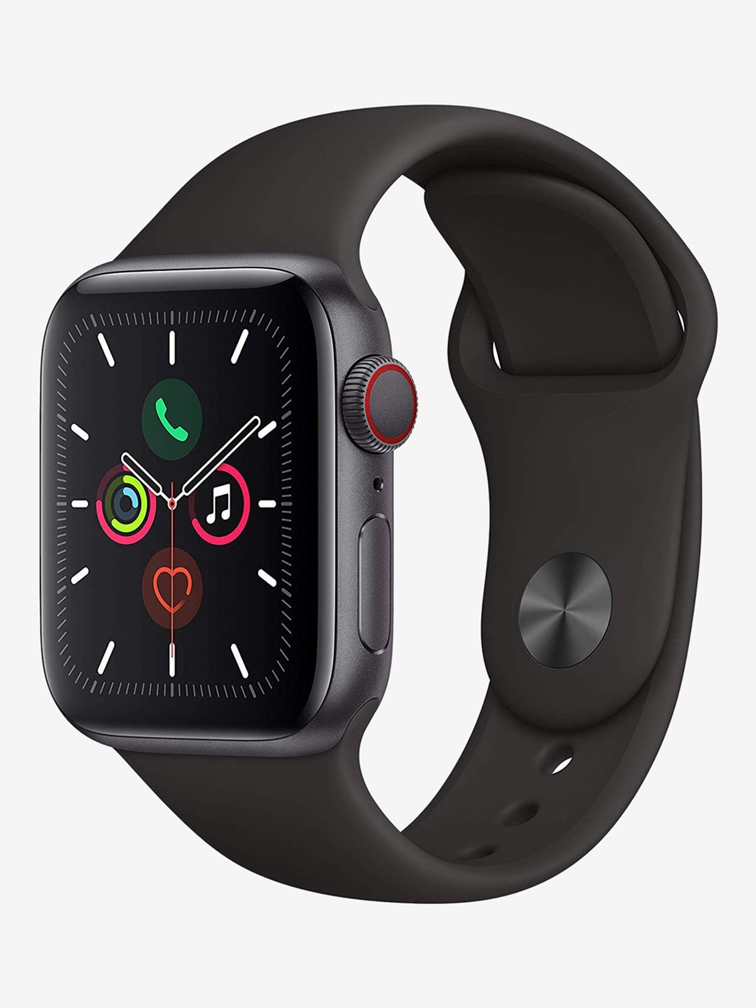 Buy Apple Watch Series 5 GPS Cellular 40mm Black Sport Band