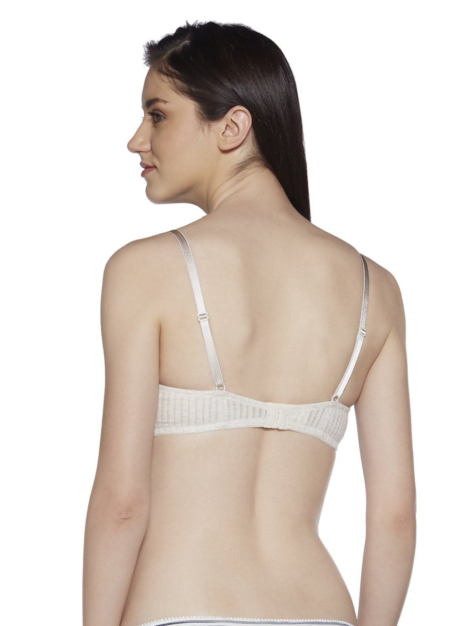 Buy Wunderlove by Westside Oat Melange Rib Patterned Padded Bra for Women  Online @ Tata CLiQ